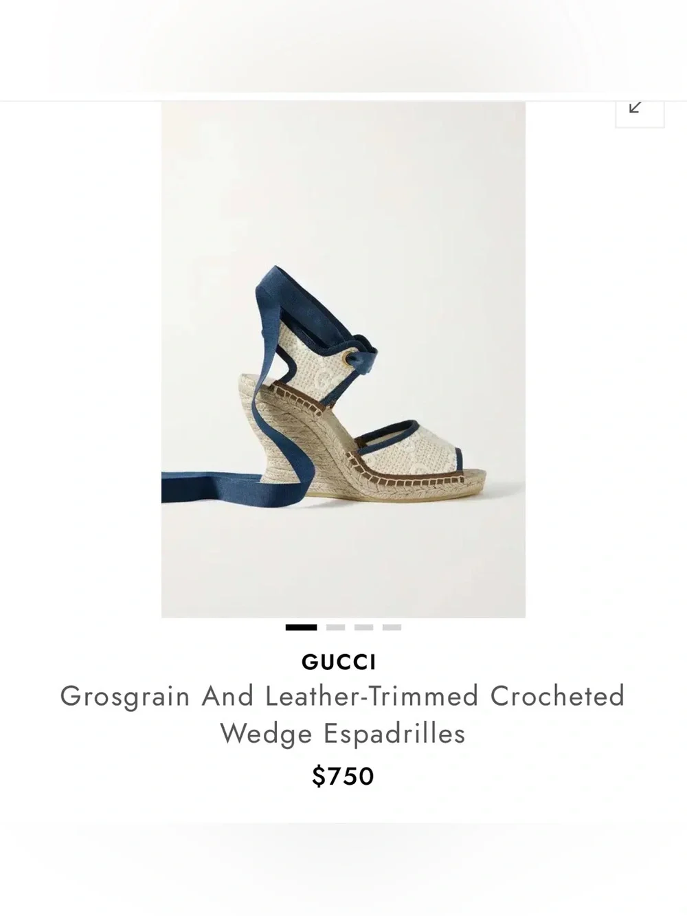 Gucci gg espadrille